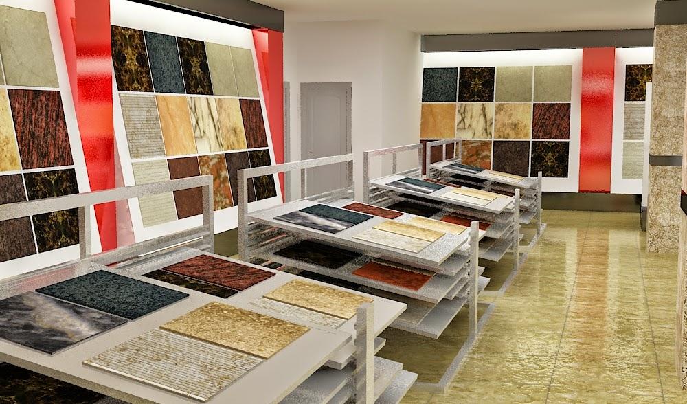 Tổng hợp các mẫu thiết kế nội thất showroom gạch